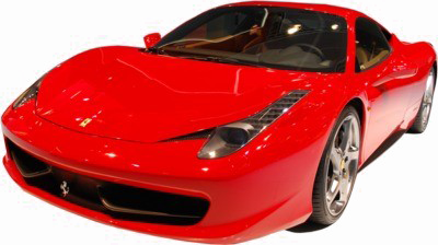Fondo rojo de la imagen PNG de Lamborghini