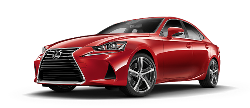 Red Lexus PNG High-Quality Image