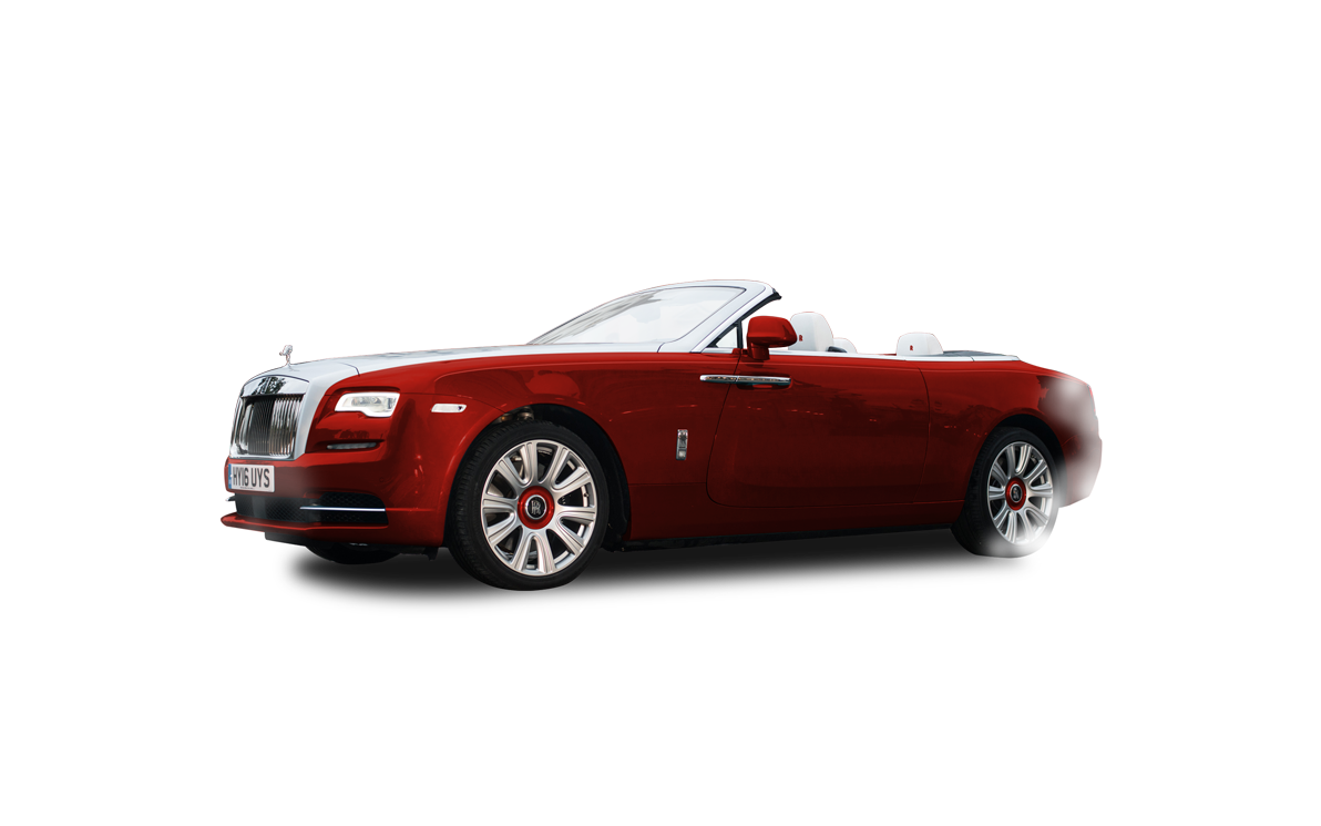 Red Rolls Royce PNG Transparent Image