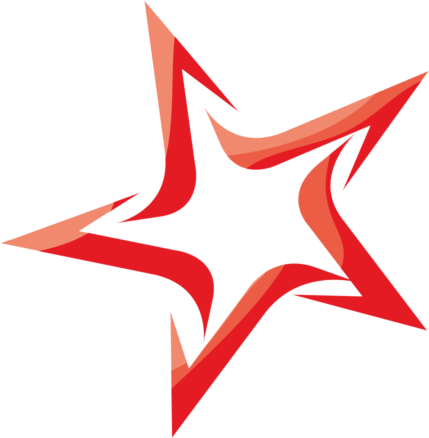 Rode ster Gratis PNG-Afbeelding