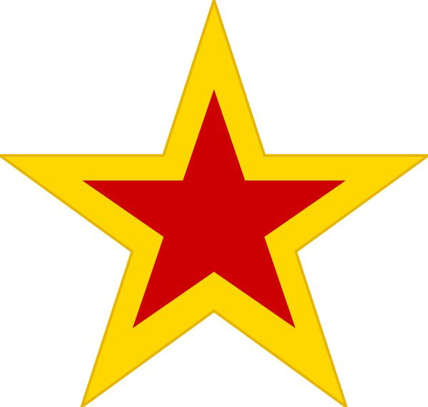 Rode ster PNG hoogwaardige Afbeelding