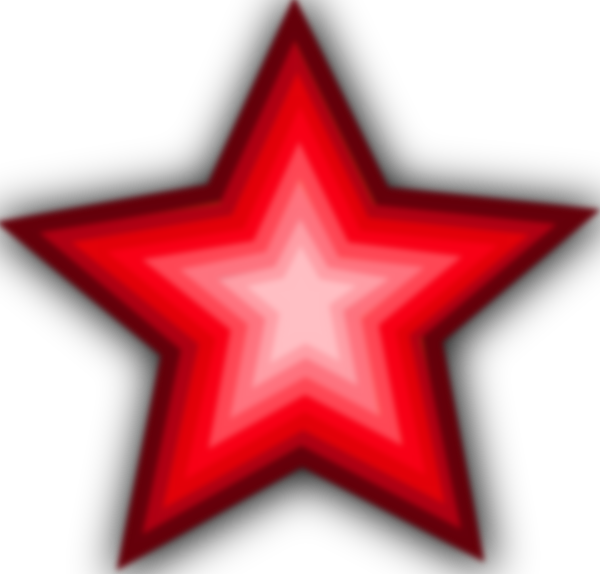 Red Star PNG-Bildhintergrund