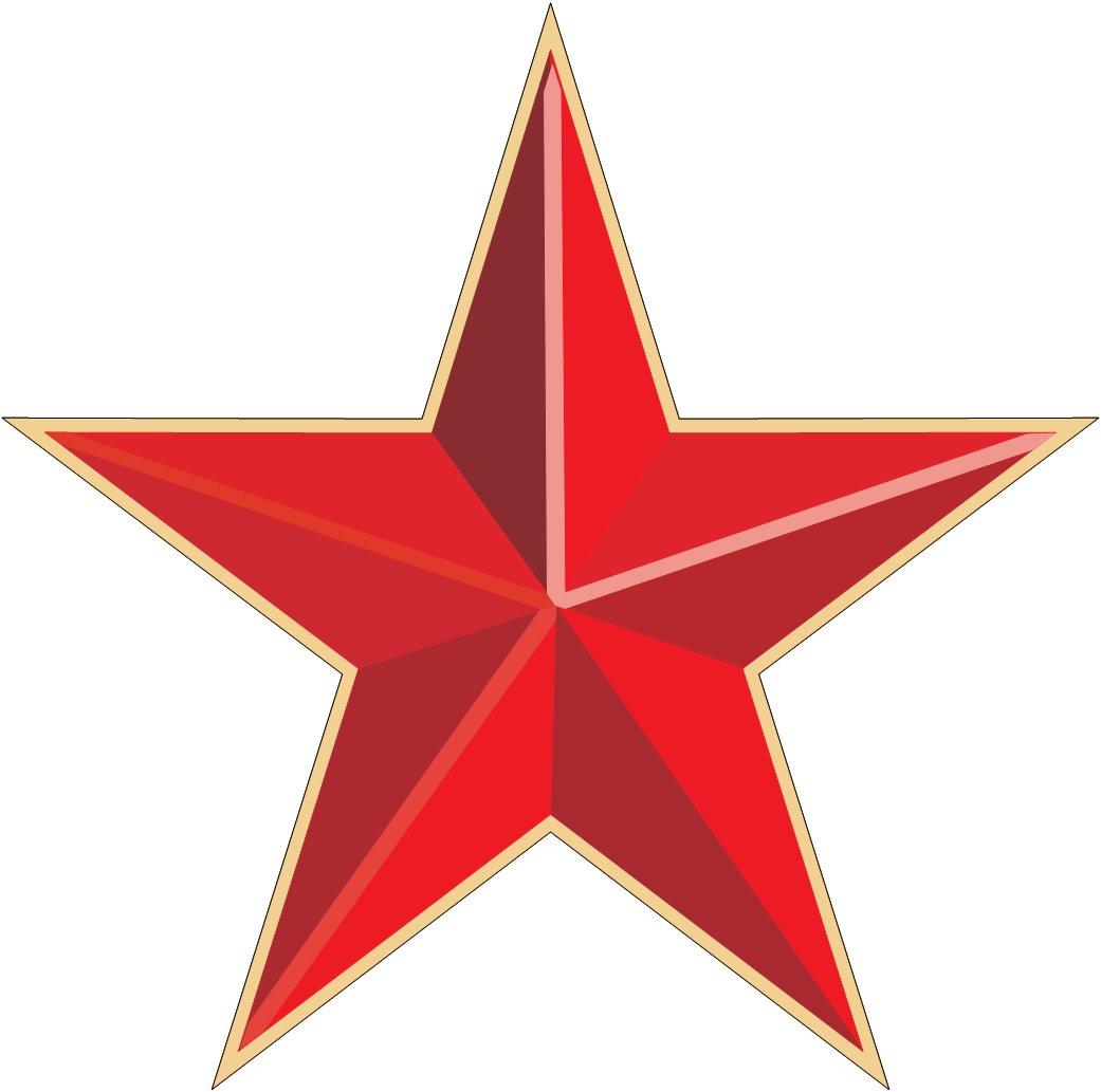 Red Star PNG Pic