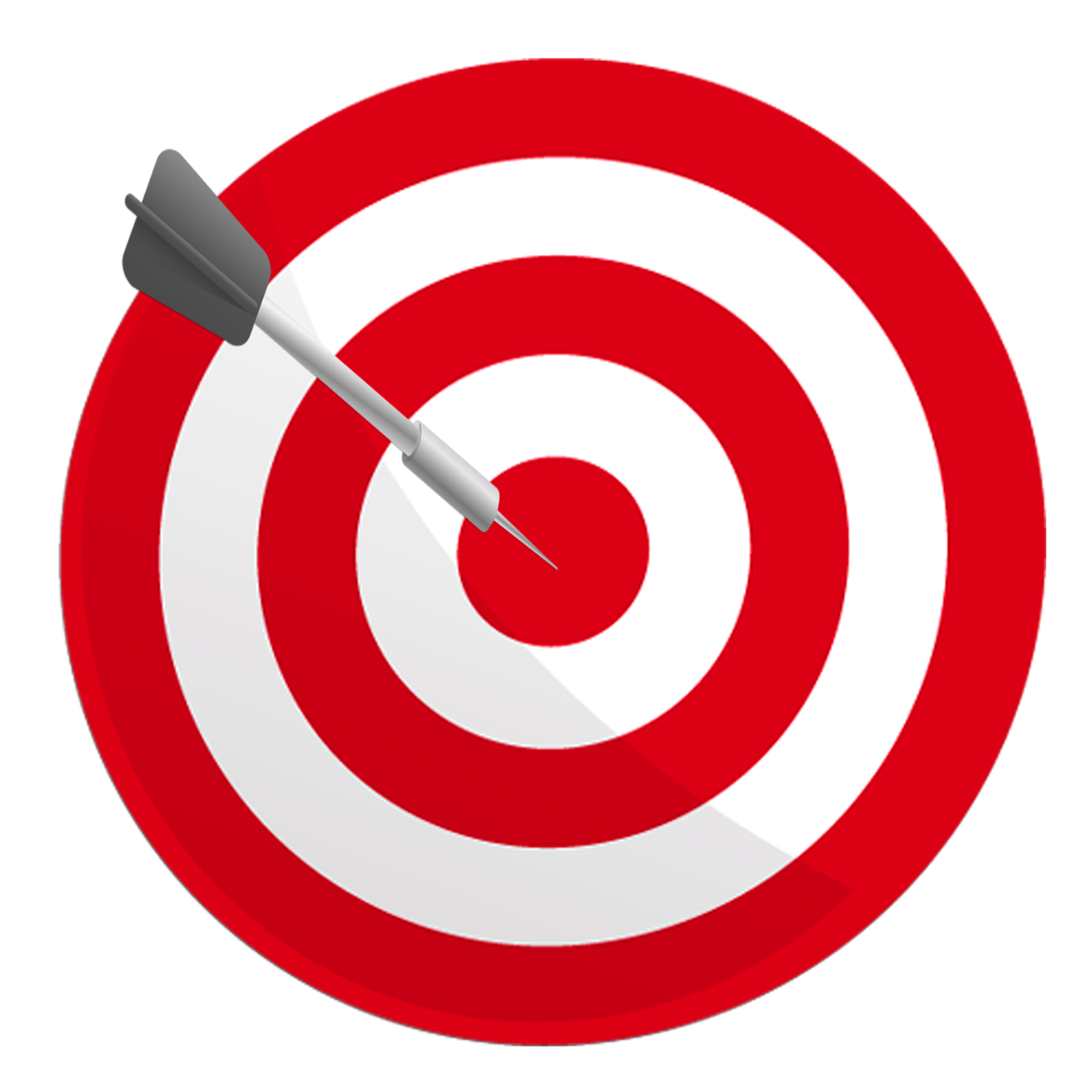 Round Target PNG Image with Transparent Background