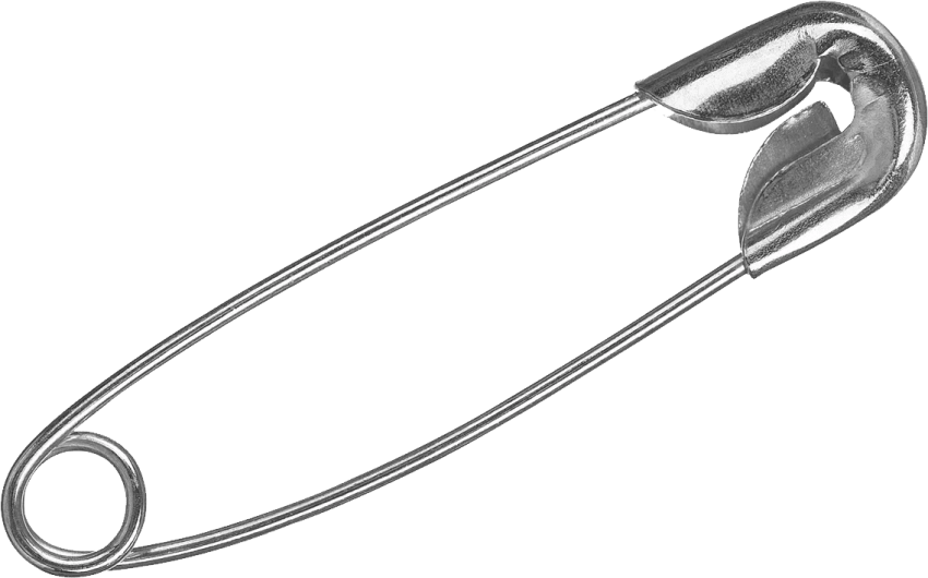 Safety Pin PNG Image with Transparent Background