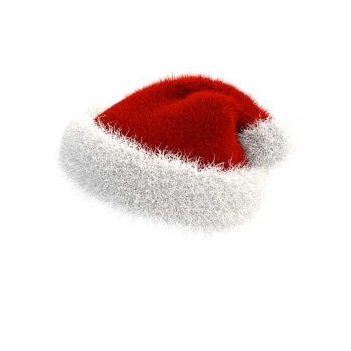 Santa Claus Hat PNG Image with Transparent Background