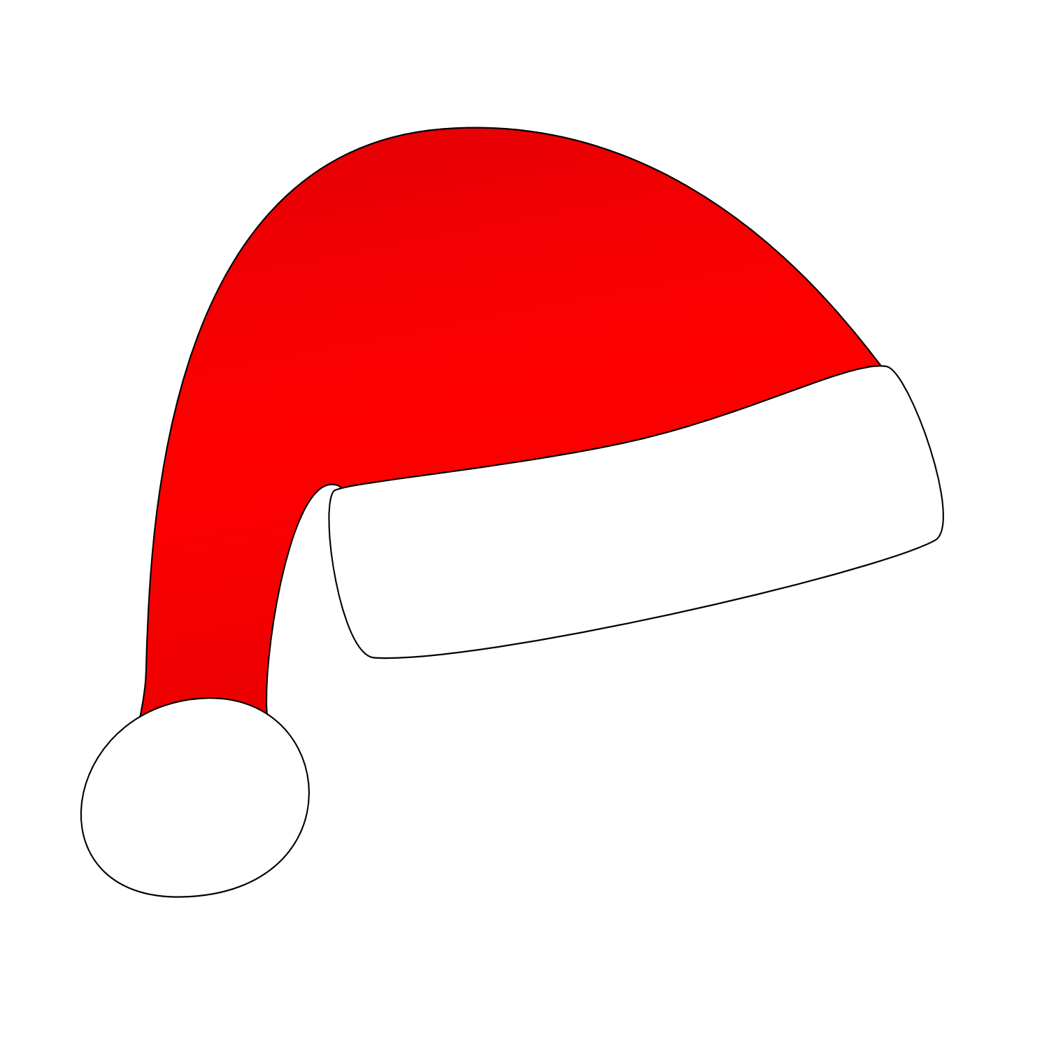 Santa Claus Hat PNG-Afbeelding
