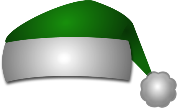 Шляпа Санта-Клауса прозрачный фон PNG