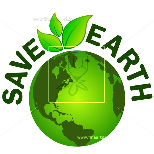 Save Earth PNG Background Image