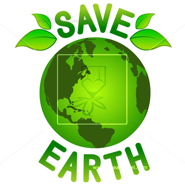 Save Earth Transparent Background PNG