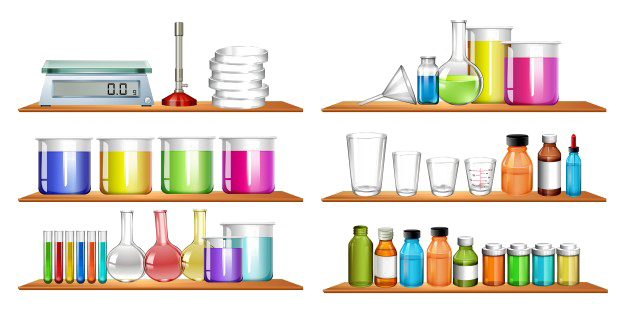 Science Equipments PNG Background Image