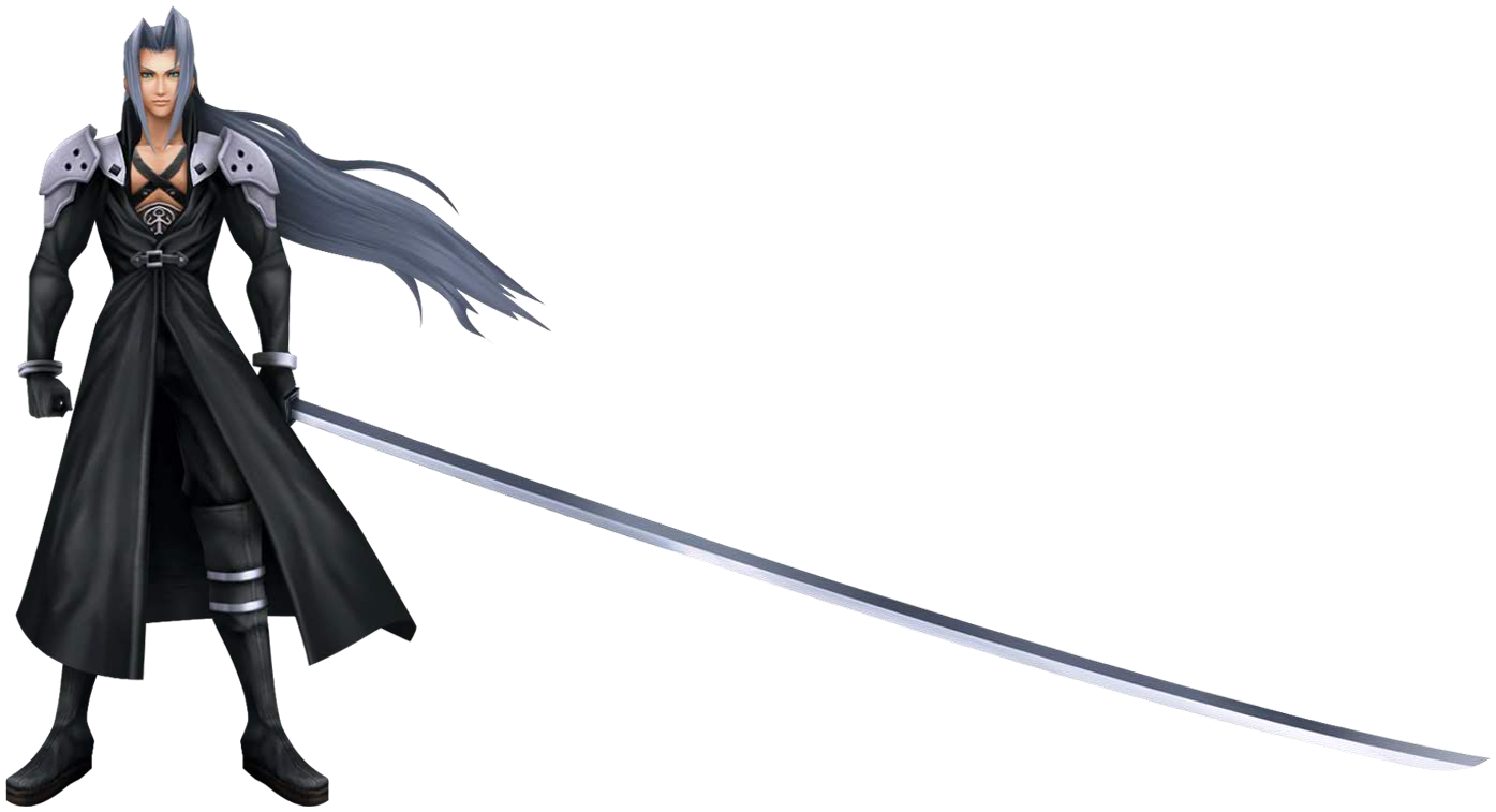 صورة Sephiroth PNG مع خلفية شفافة