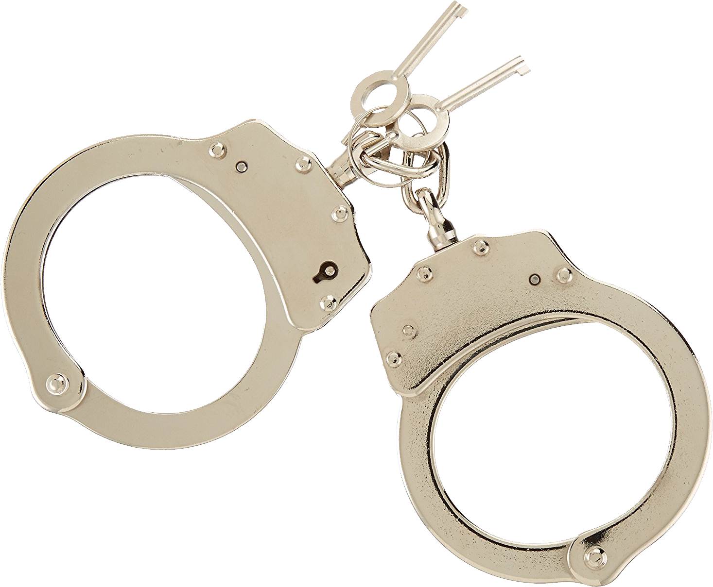 Silver Handcuffs Transparent Image
