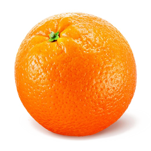 Immagine Trasparente arancione singola arancione