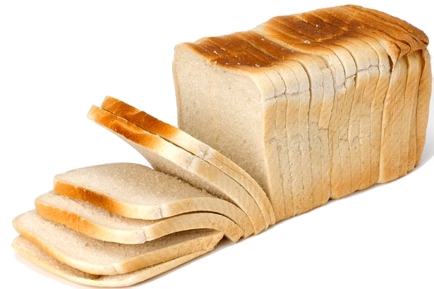얇게 썬된 빵 투명한 배경 PNG