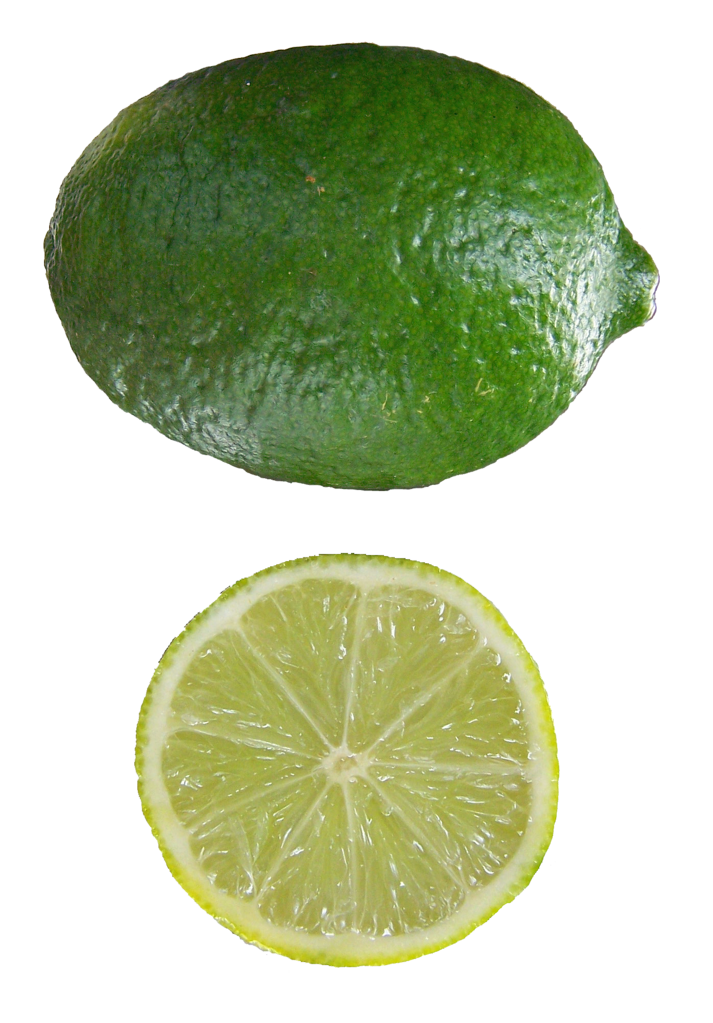 Sliced Lime PNG Transparent Image