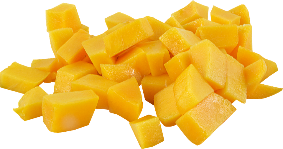 Gesneden mango Gratis PNG-Afbeelding