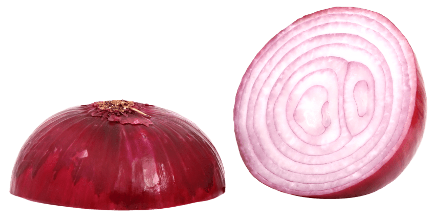 Sliced Onion PNG Background Image