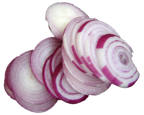 Sliced Onion PNG Image with Transparent Background