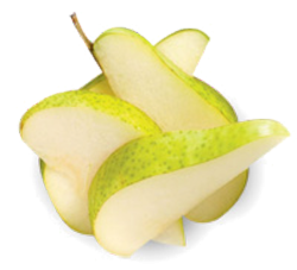 Sliced Pear PNG High-Quality Image