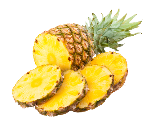 Sliced Pineapple PNG صورة عالية الجودة