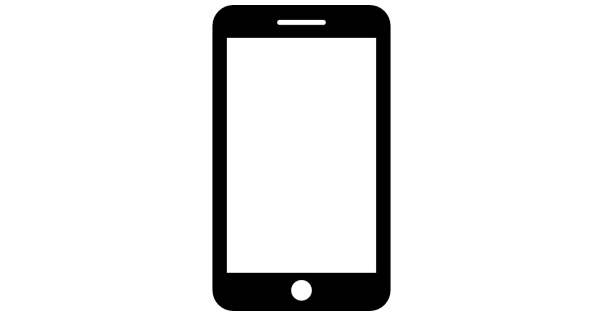 Imagem transparente de smartphone móvel PNG