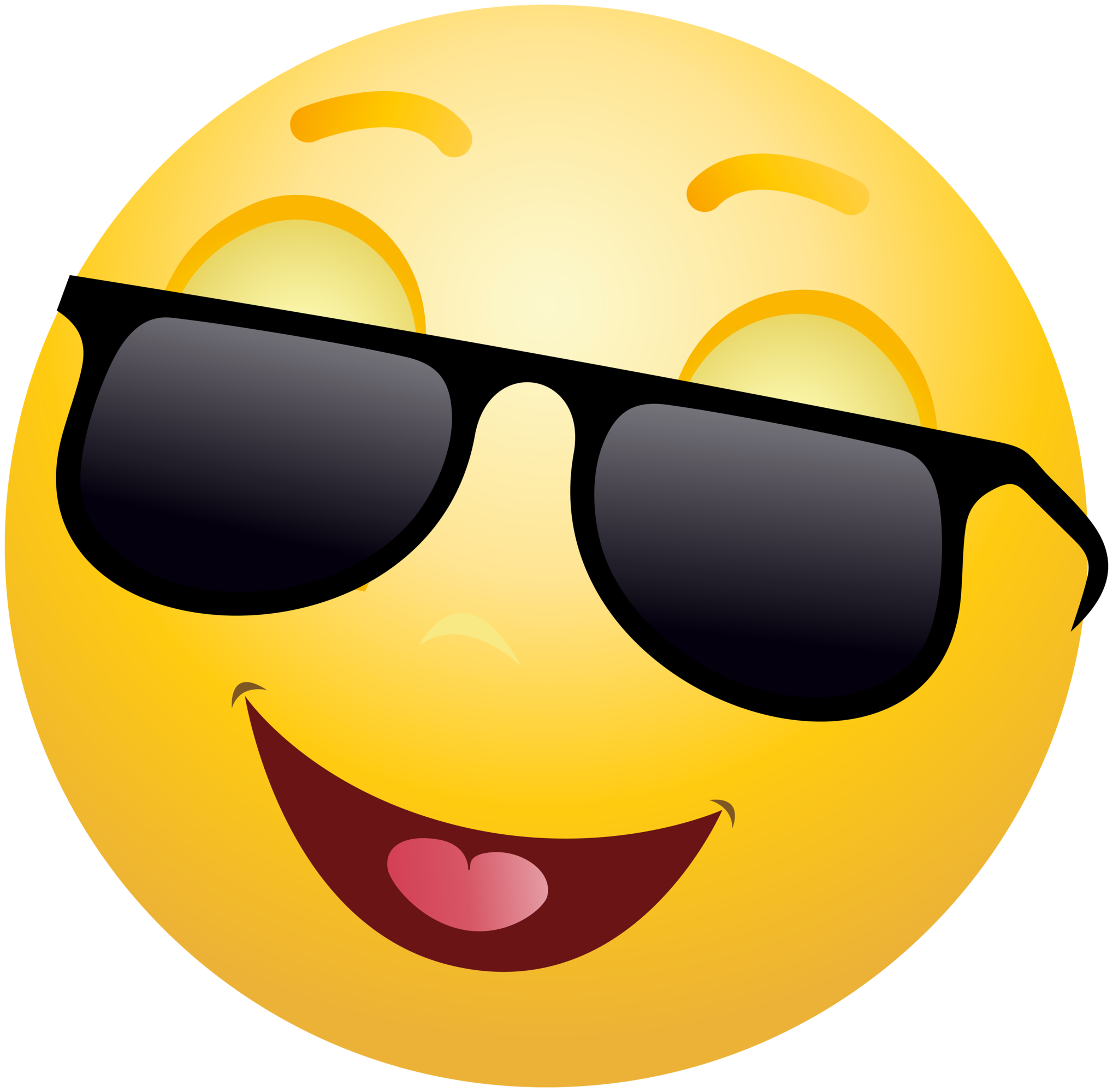 Smile Emoji Gesicht PNG Bild Hintergrund