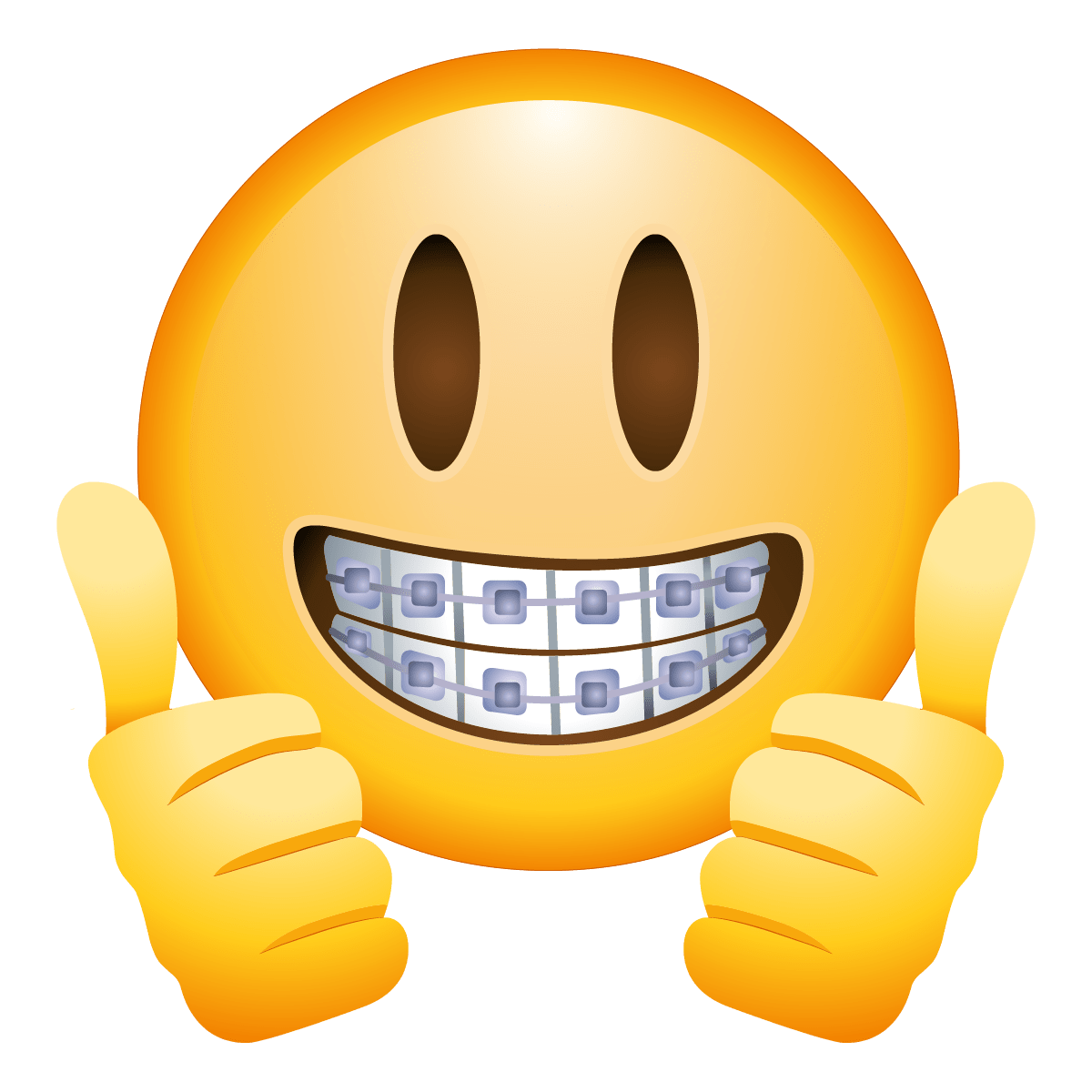 Sonrisa Emoji cara Transparente imagen