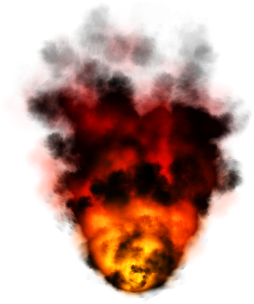 Fuego de humo PNG descargar imagen