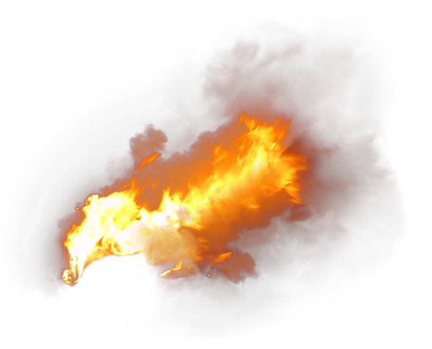 Fondo de imagen PNG de fuego de humo