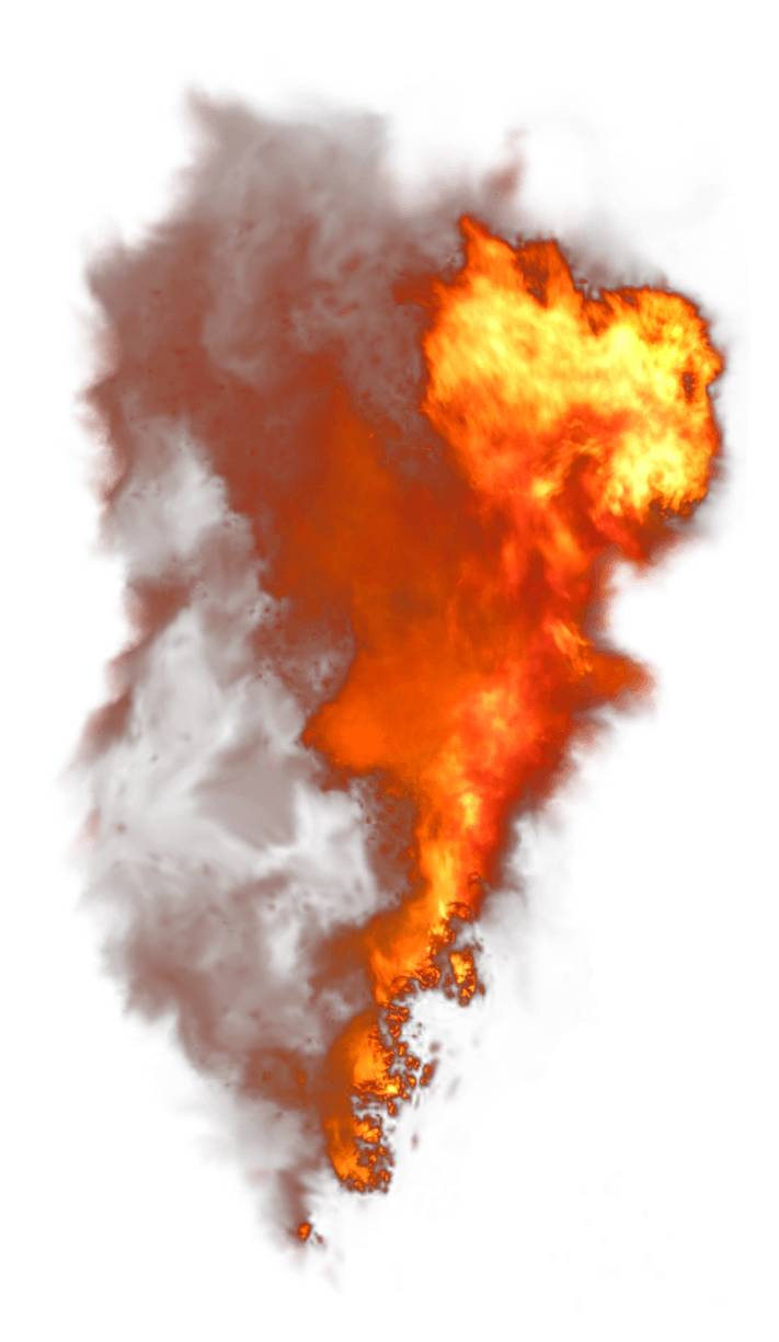 Smoke Fire PNG Transparent Image
