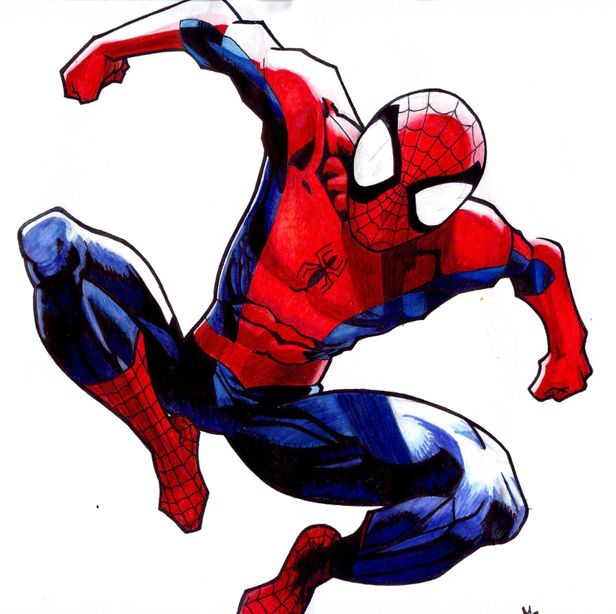 Spider-Man Cartoon Free PNG Image