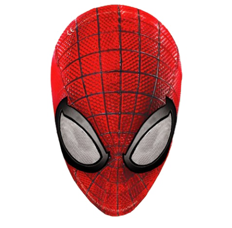 Máscara de hombre araña PNG