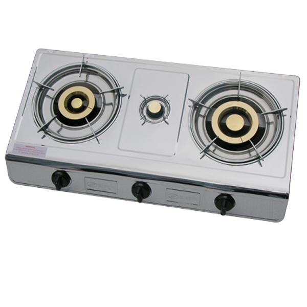 Stainless Steel Gas Stove PNG Photo