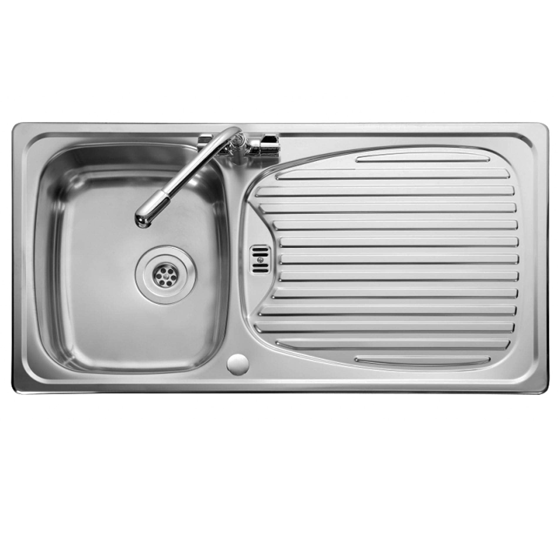 Stainless Steel Kitchen Sink PNG Transparent Image
