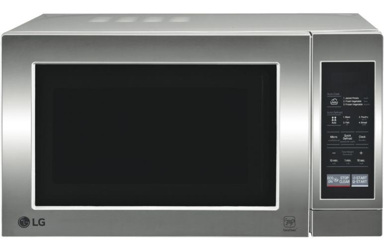 Stainless Steel Microwave Oven PNG Unduh Gambar