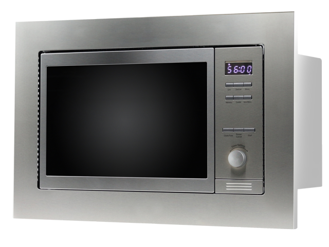 Stainless Steel Microwave Oven PNG Unduh Gratis