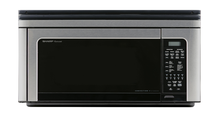 Stainless Steel Microwave Oven PNG Image Background