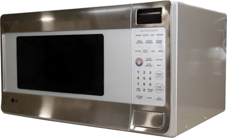Stainless Steel Microwave Oven PNG Image Transparent
