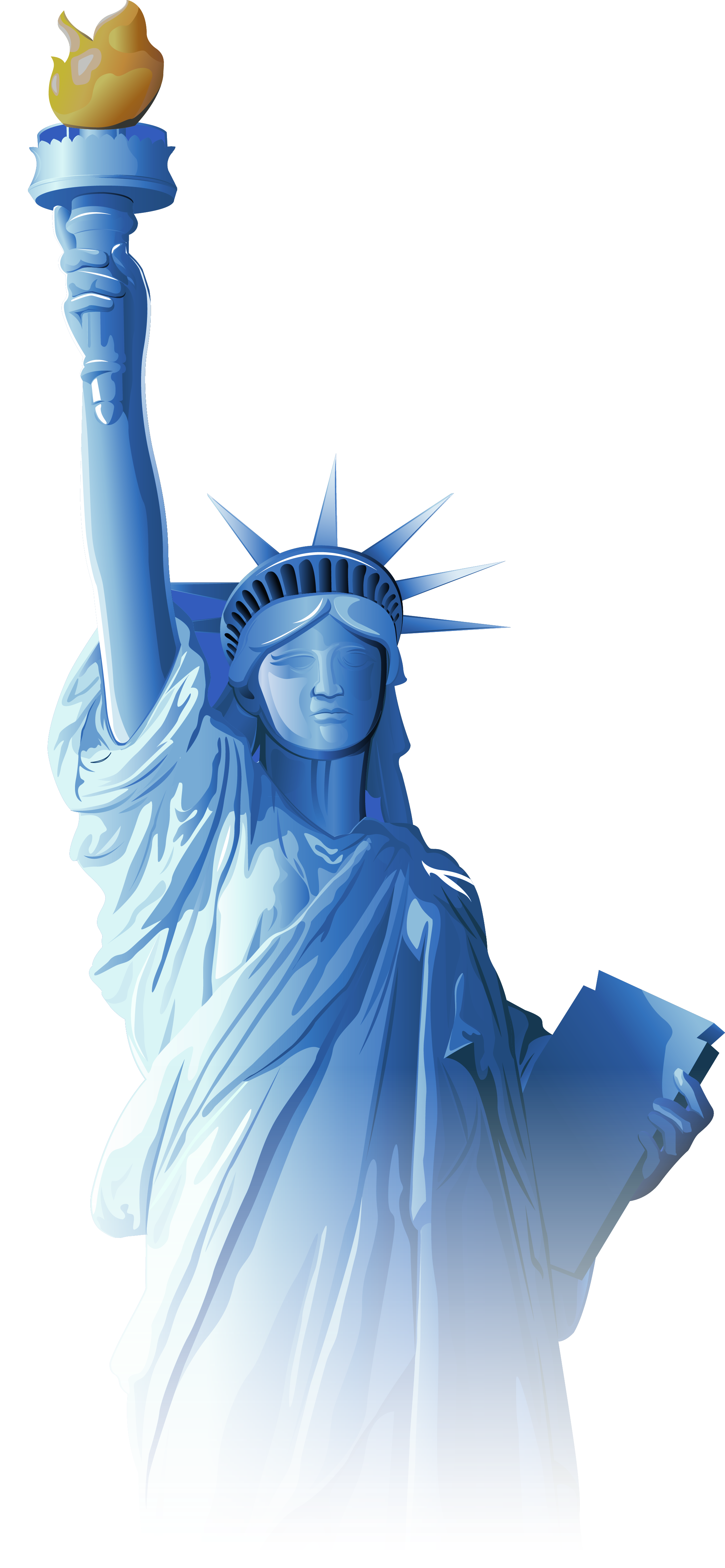 Statue of Liberty PNG Background Image