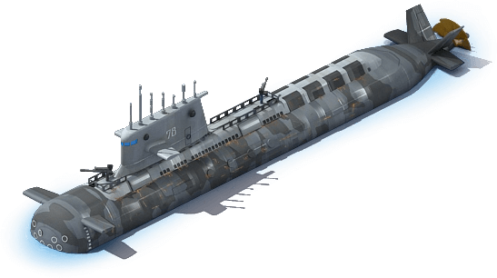 Submarine Transparent Background PNG