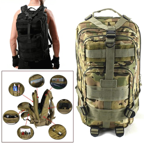 Survival Backpack Download PNG Image