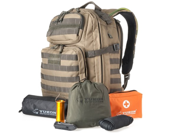Survival Backpack PNG Gambar Transparan