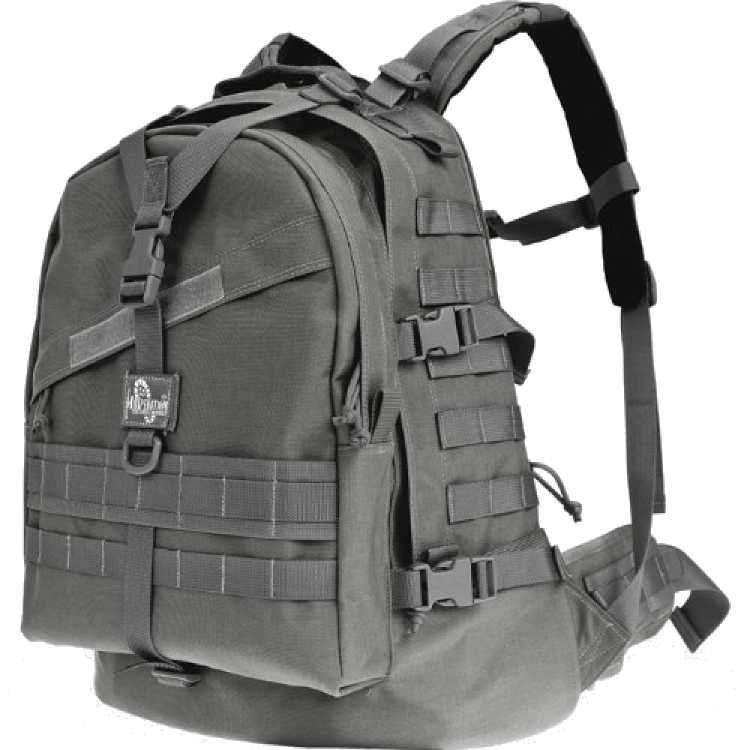 Survival Backpack PNG Image with Transparent Background