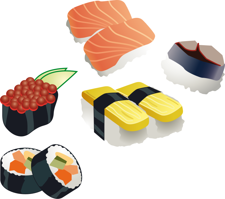 Sushi-PNG-Bildhintergrund
