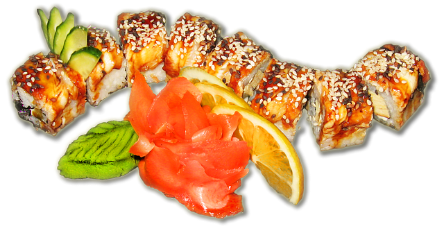 Sushi transparenter Hintergrund PNG