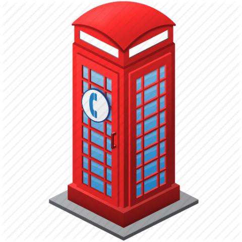 Telephone Booth PNG Background Image