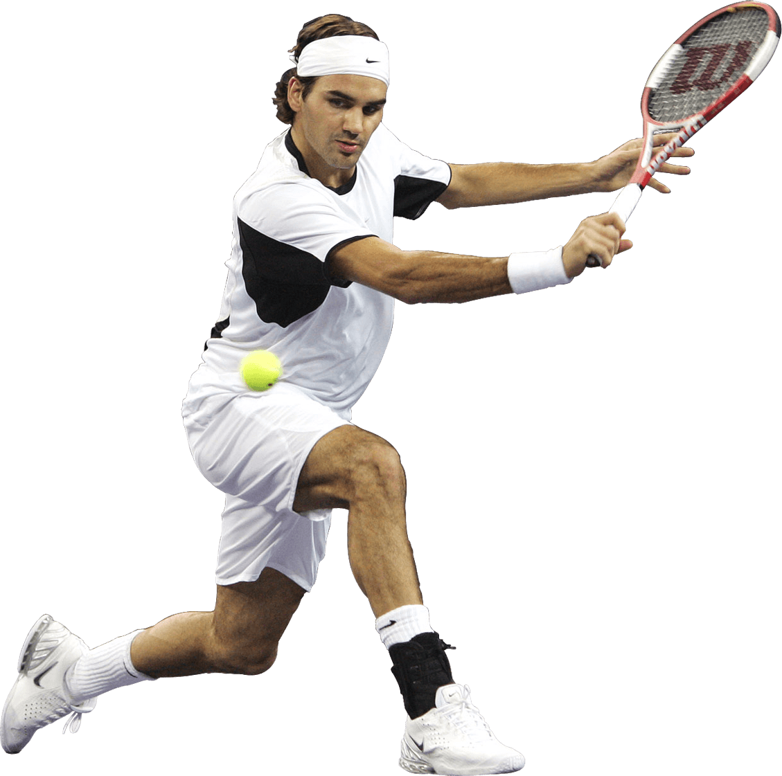 Immagine Trasparente del giocatore di tennis