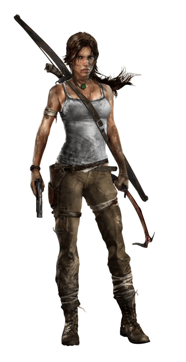 Tomb Raider Lara Croft PNG ภาพคุณภาพสูง