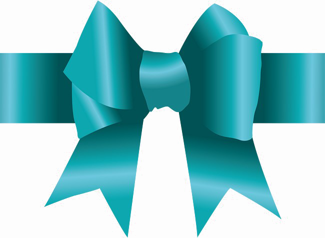 Turquoise Ribbon PNG Image